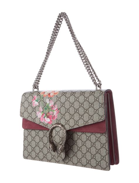 gucci dionysus handbag gg blooms shoulder bag|gucci dionysus bag suede medium.